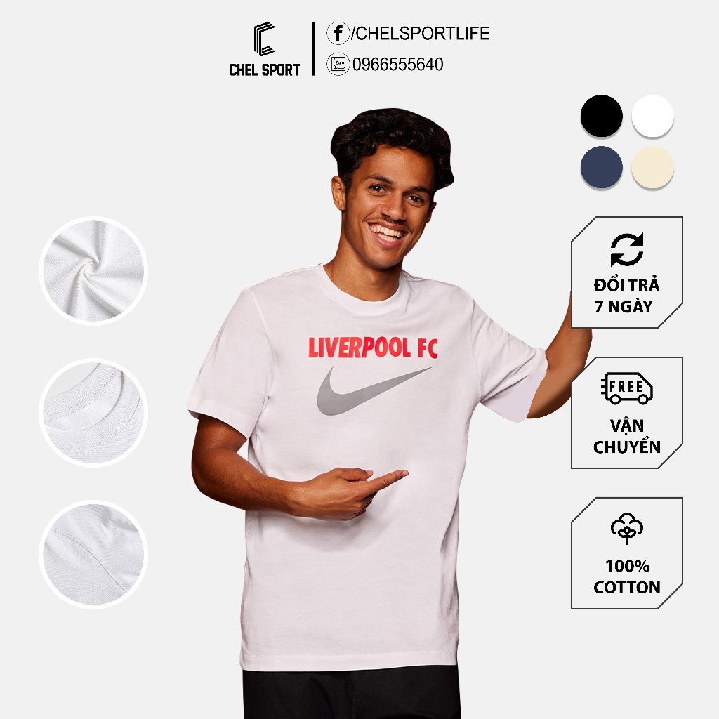Áo thun cao cấp Liverpool FC 100% cotton