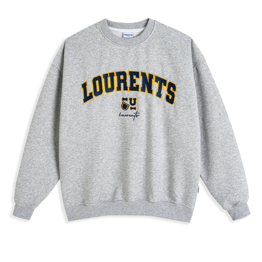 Áo Sweater Local Brand Lourents Chữ Thêu - Nỉ Bông - SWT02