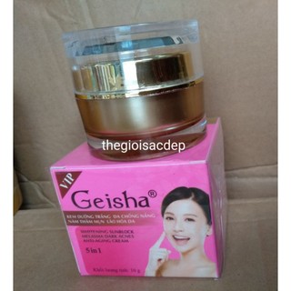 kem geisha dưỡng trắng da mụn thâm nám lão hóa 10g