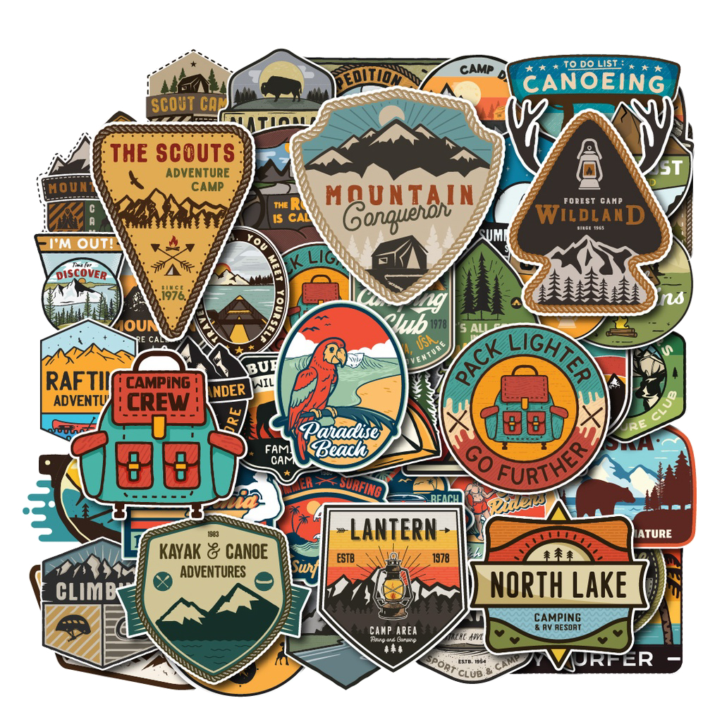 Sticker dán mũ bảo hiểm Vintage, mèo mập, Drew cao cấp chống thấm nước