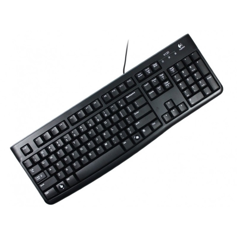 Bài phím có dây Logitech K120 bàn phím màu đen văn phòng chơi game chính hãng giá rẻ
