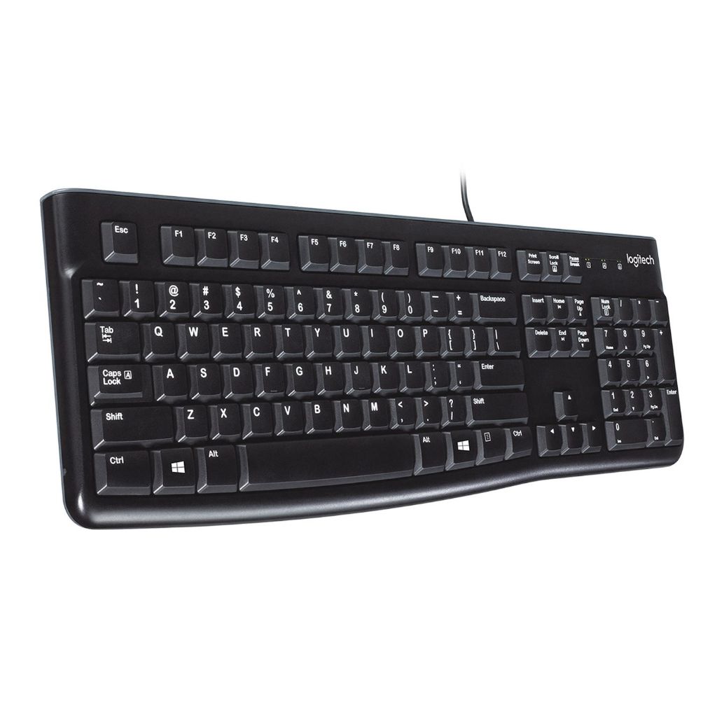 Bài phím có dây Logitech K120 bàn phím màu đen văn phòng chơi game chính hãng giá rẻ