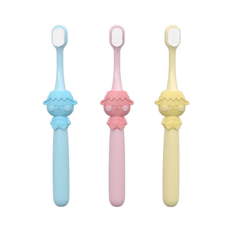 Bàn chải đánh răng cho bé lông mềm hình Cừu dễ thương cho bé từ 2-10 tuồi shop Uni Baby