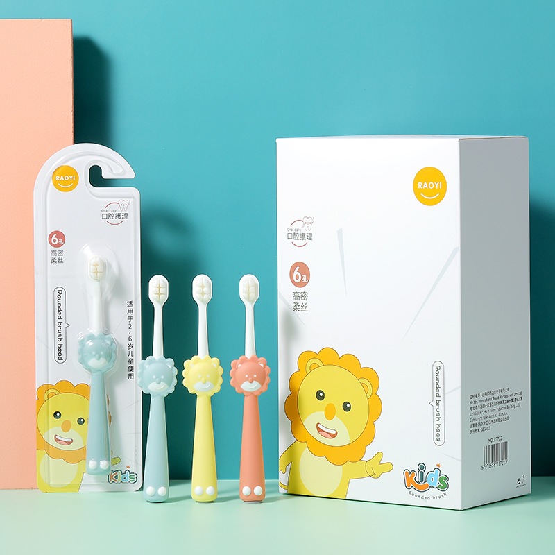 Bàn chải đánh răng cho bé lông mềm hình sư tử dễ thương cho bé từ 2-5 tuồi shop Uni Baby