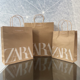 TÚI GIẤY KRAFT ZARA AUTH NHIỀU SIZE