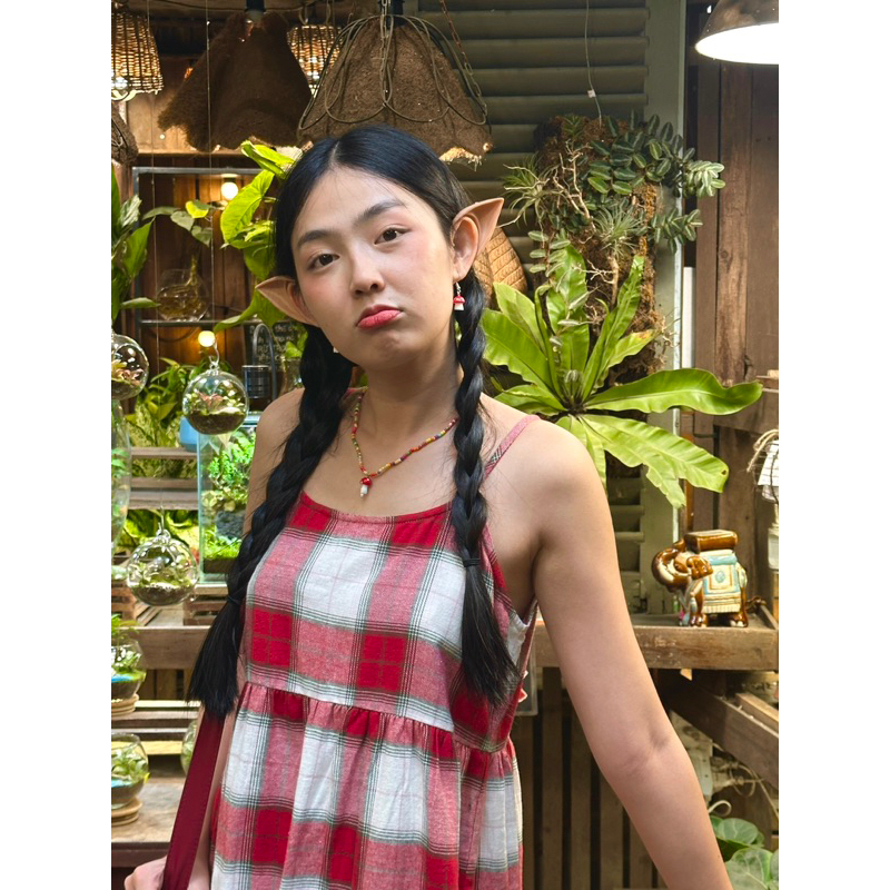 Váy 2 Dây Kẻ Caro Đỏ/ Xanh Vui Giáng Sinh/ Noel/ Tết