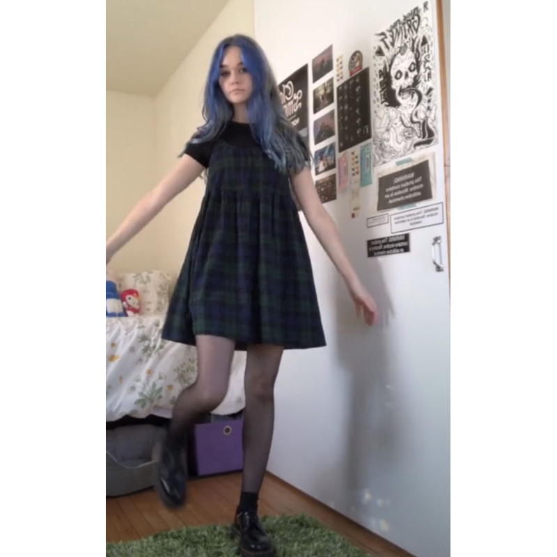 Váy 2 Dây Kẻ Caro Đỏ/ Xanh Vui Giáng Sinh/ Noel/ Tết