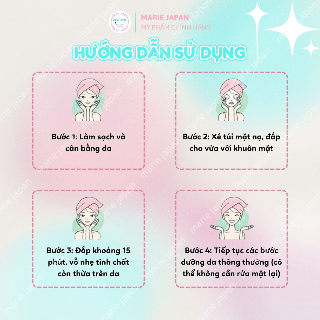 Mặt Nạ Banobagi STEM CELL Dưỡng Ẩm Trắng Da Vita Genic Jelly Vitamin Mask