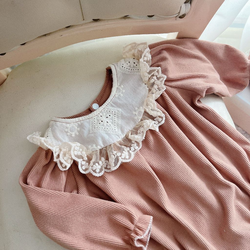 🍭Body cho bé gái sơ sinh 𝑲𝑬̀𝑴 mũ + 𝑭𝑹𝑬𝑬𝑺𝑯𝑰𝑷🍭NHƯ Ý HOUSE'S-body trẻ em hàng tkcc - body len nhung mềm ấm