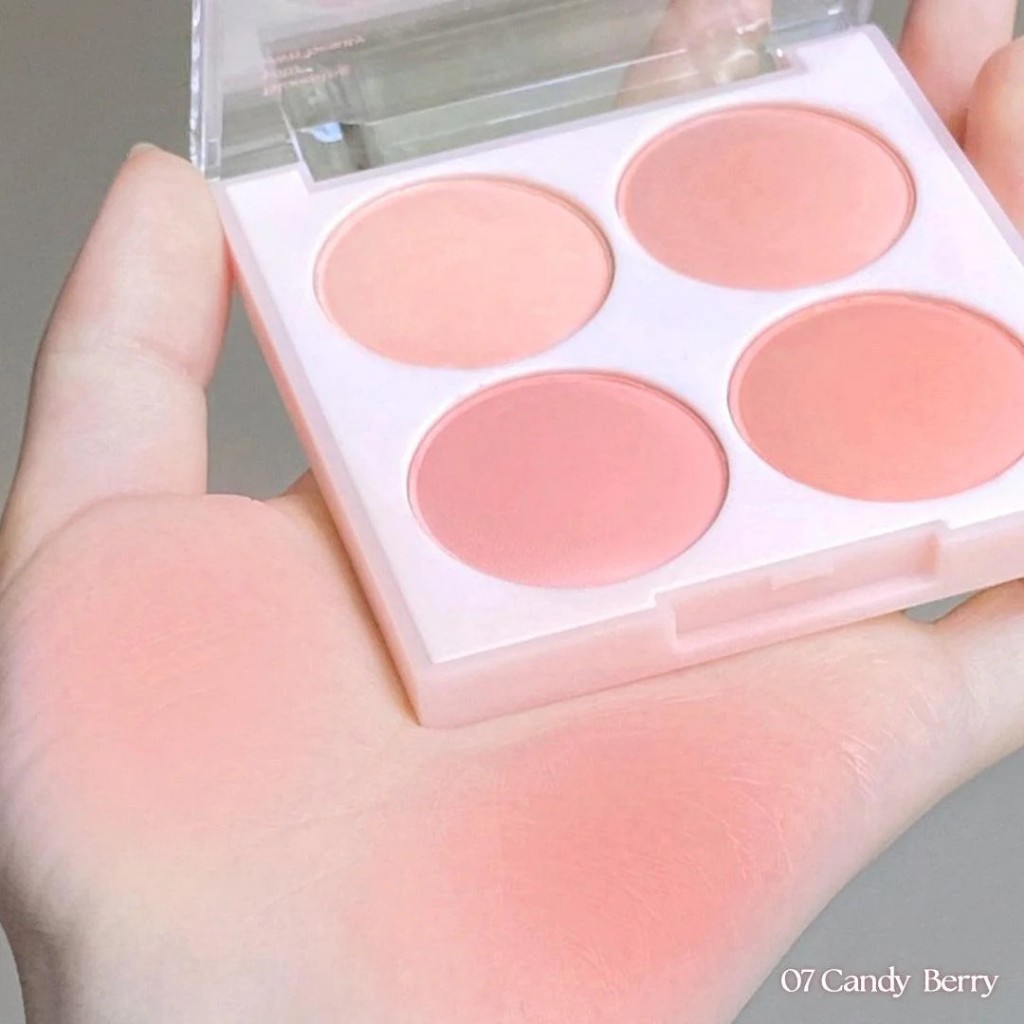 Phấn Má Hồng Dasique Blending Mood Cheek 07 Candy Berry 03 Peach Blending 04 Beige Knit