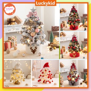 Cây thông noel, cây thông noel mini, để bàn, phủ tuyết, đèn led, trang trí giáng sinh noel