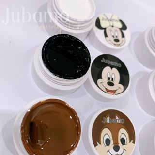 Gel vẽ Nail đặc màu đen, trắng , nâu , màu da vẽ hoạt hình kẻ nét hàng chính hãng JUBAMO độc quyền thiết kế.
