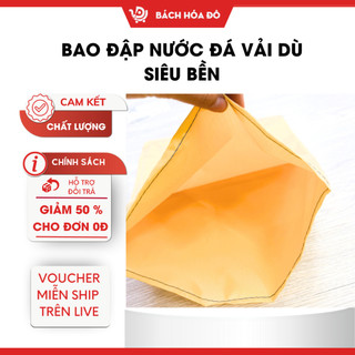 Bao đập nước đá vải dù siêu bền bách hoá đô