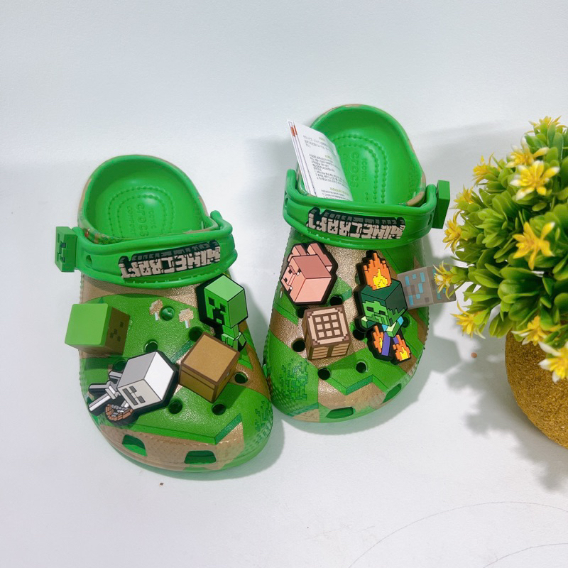 Dép Sục Crocss MineCraft Cho Bé Trai MunCrocs sỉ lẻ Crocss cho bé gái nam nữ