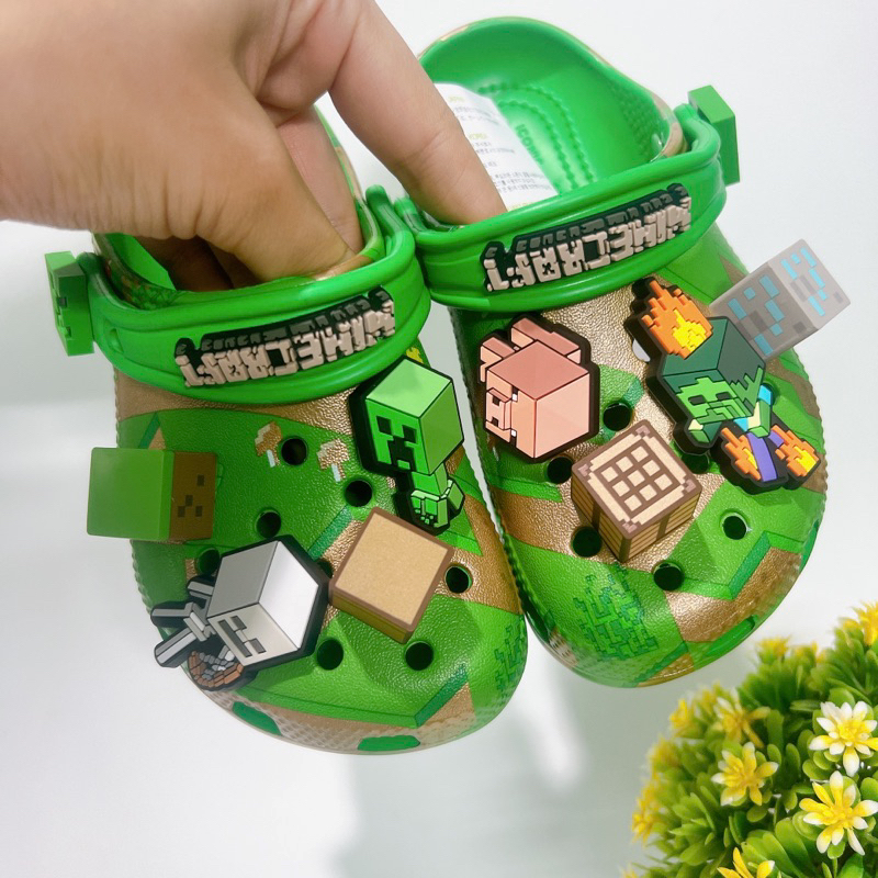 Dép Sục Crocss MineCraft Cho Bé Trai MunCrocs sỉ lẻ Crocss cho bé gái nam nữ