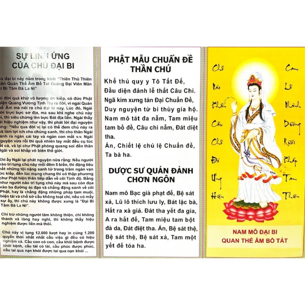 Sách - Combo Kinh  Từ bi sám hối, Chú Đại Bi, Lời khấn nguyện hàng ngày