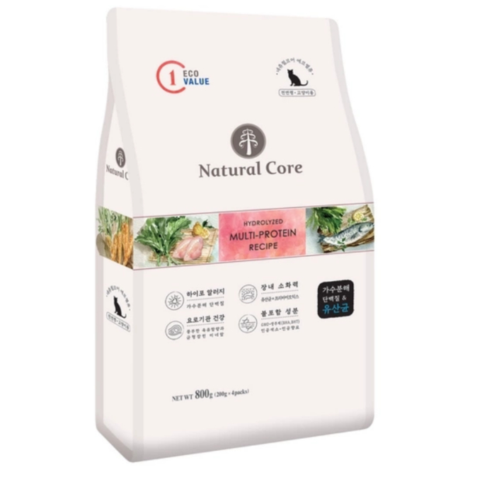 Thức Ăn Đa Đạm Cho Mèo Natural Core ECO C1 Túi 800G