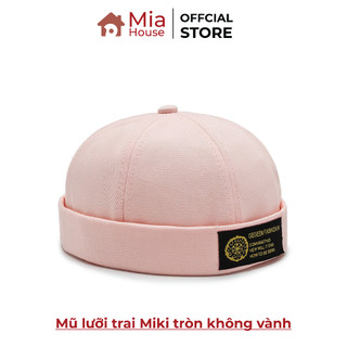 Mũ lưỡi trai Miki tròn không vành- Stunning- chất liệu cotton phong cách Hàn Quốc hợp thời trang cổ điển, độc đáo