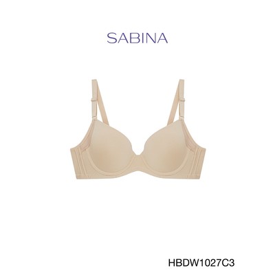 [SALE XẢ HÀNG] Áo Lót Có Gọng Mút Mỏng Cúp Lớn Bản Dây Lớn Màu Trơn Happy Lady by Sabina HBDW1027