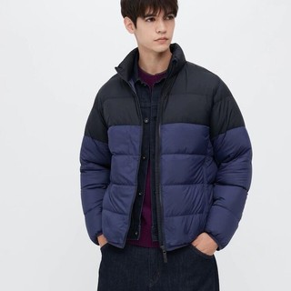 Áo khoác nam lông vũ không mũ siêu nhẹ phối màu 3D cut Uniqlo #456570