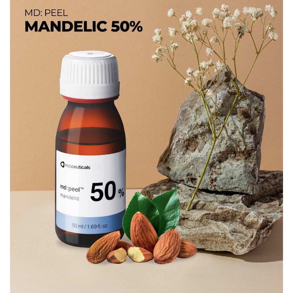 Thay da sinh học xóa nám, sáng da Md:ceuticals Md:peel mandelic 50% 50ml