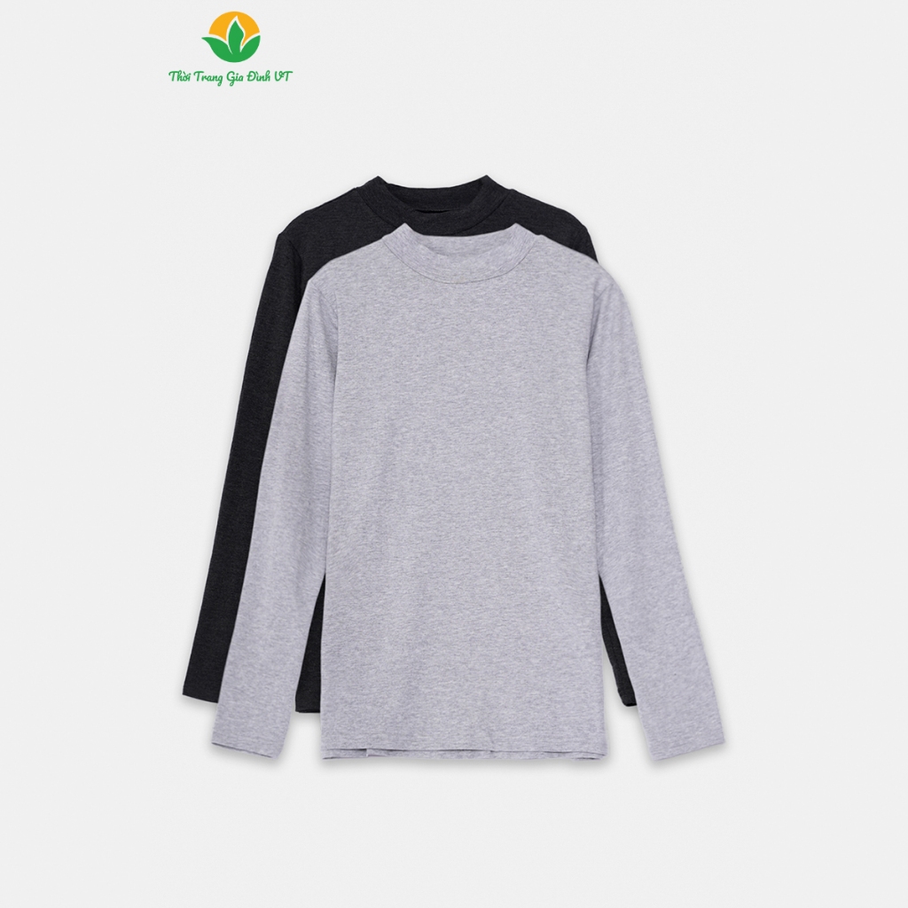 Áo giữ nhiệt nam thu đông thời trang Việt Thắng cổ lọ siêu ấm chất Cotton dệt kim mềm mịn - A07.2304