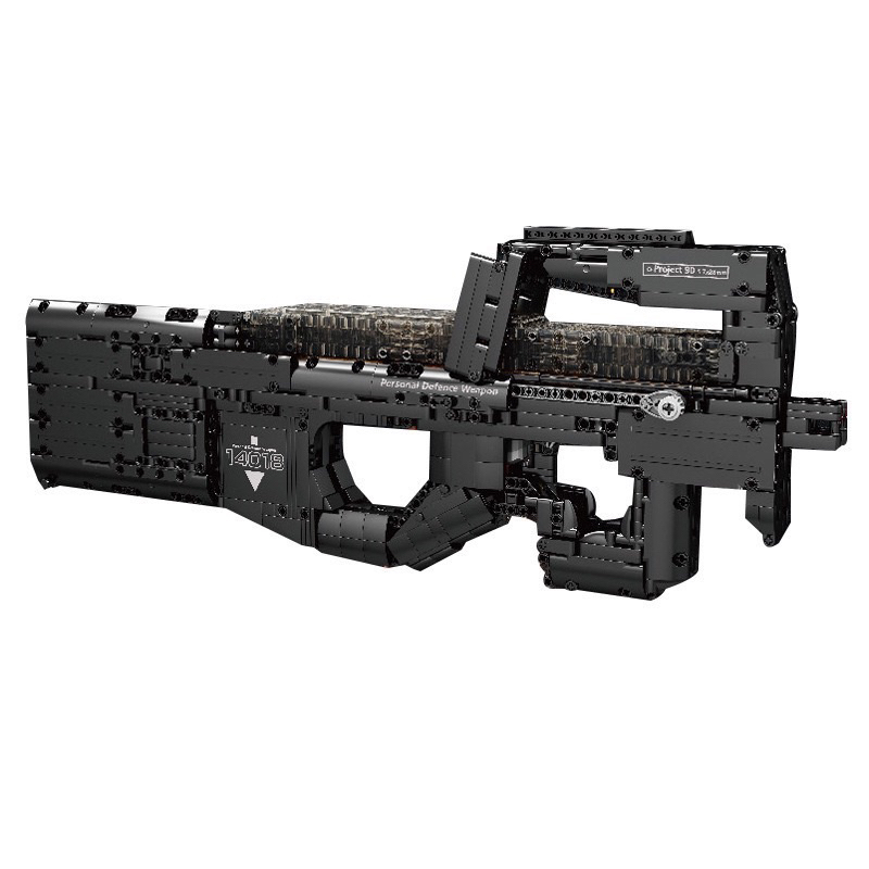 Xếp hình lắp ráp mô hình Technic Mould king 14018 khẩu P90