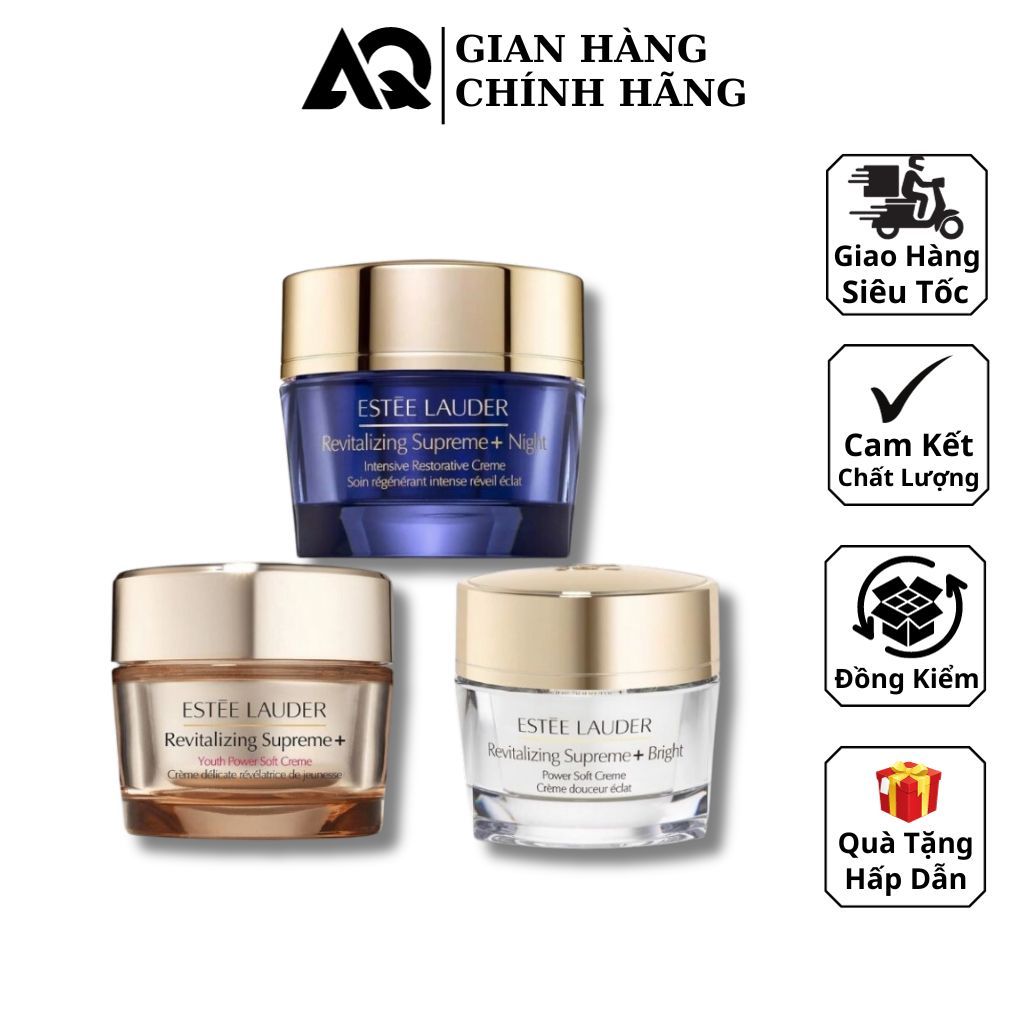 Kem Dưỡng Trắng Da Chống Lão Hóa Estee Lauder Revitalizing Supreme+ Bright Power Soft Creme 15ml