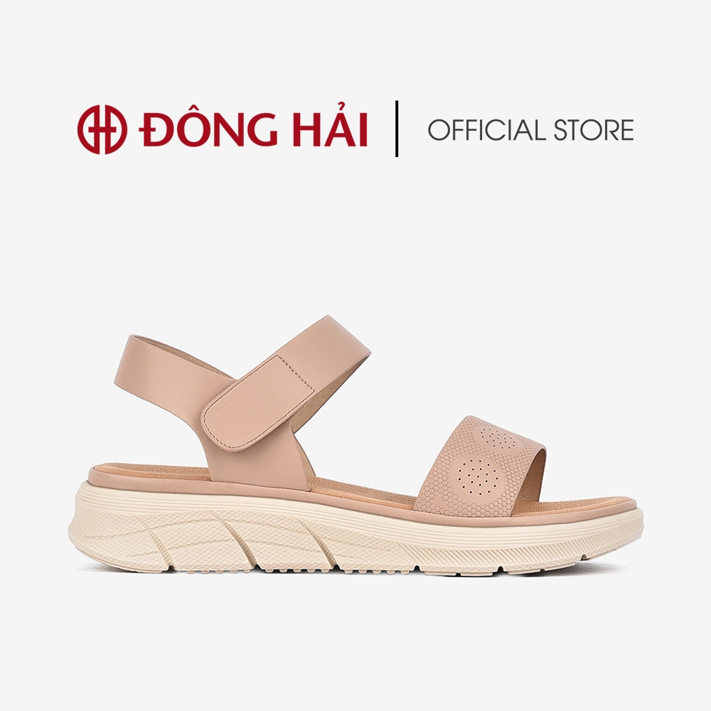 Giày Sandals Nữ Zucia Đế Bằng Quai Dán Cao 4cm - SHLD9