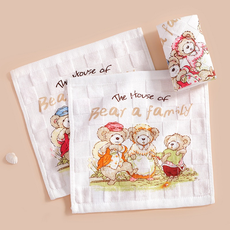 Set 5 khăn sữa cho bé vải cotton cao cấp, size 25cm x 25cm, khăn sữa cho bé sơ sinh mềm mại, an toàn thấm hút tốt