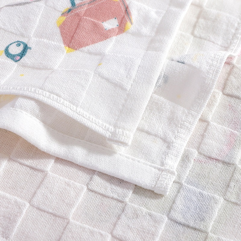 Set 5 khăn sữa cho bé vải cotton cao cấp, size 25cm x 25cm, khăn sữa cho bé sơ sinh mềm mại, an toàn thấm hút tốt