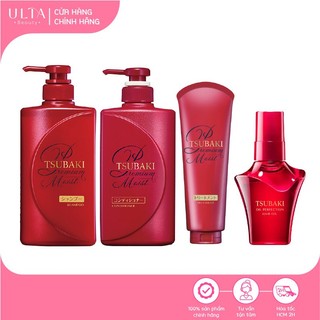 Bộ Gội Xả Phục Hồi Dưỡng Tóc Bóng Mượt Tsubaki Premium Moist & Repair
