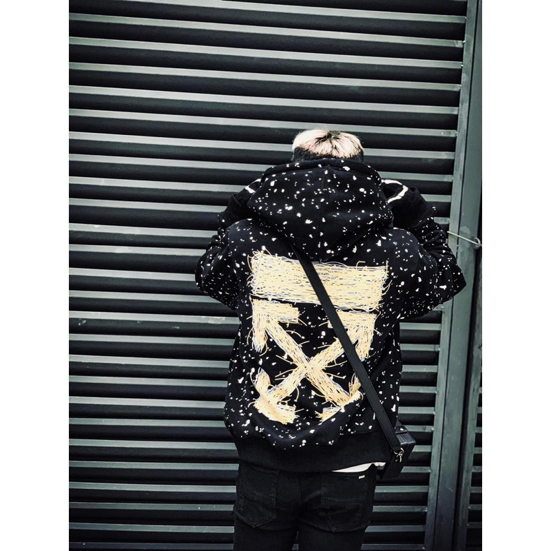 Áo Hoodie OFF White Mũ Trùm 2 Lớp Vải Cotton Nỉ Cao Cấp Form Rộng - Áo Hoodie Nam Nữ Unisex KMG Fashion