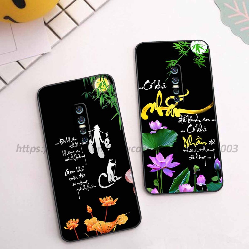 Ốp lưng Vivo V17 Plus / V17 Pro in hình thư pháp,tâm an vạn sự an giản dị