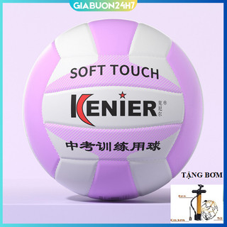 Bóng chuyền da Kenier chất lượng cao size số 5 chống thấm nước dành cho luyện tập trong nhà và ngoài trời, bóng chuyền