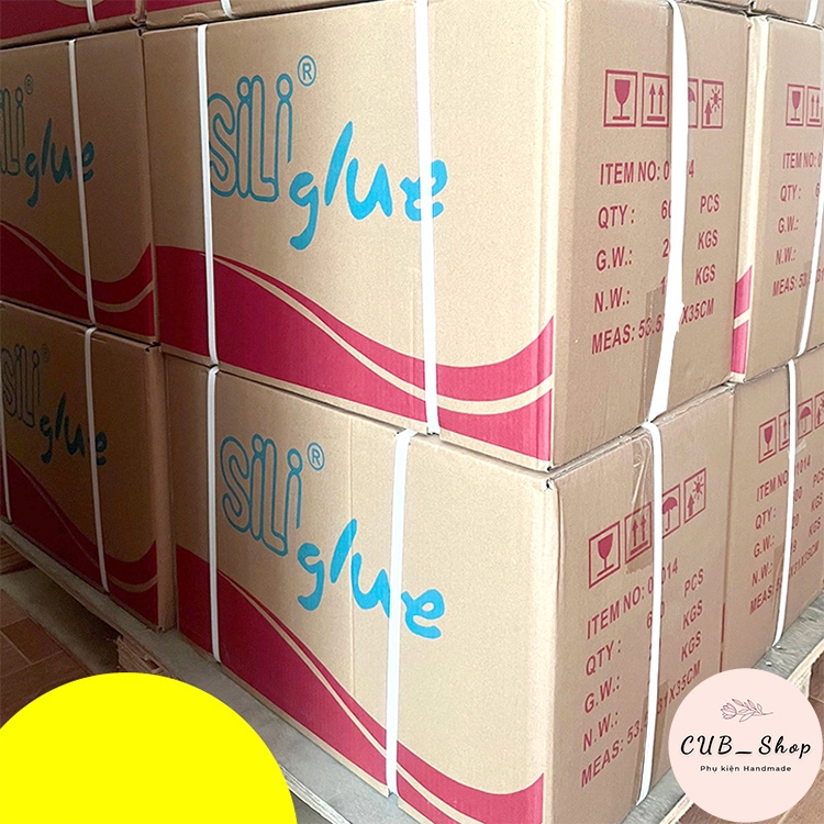 Combo 50 hộp keo dán vải Siliglue 30ml