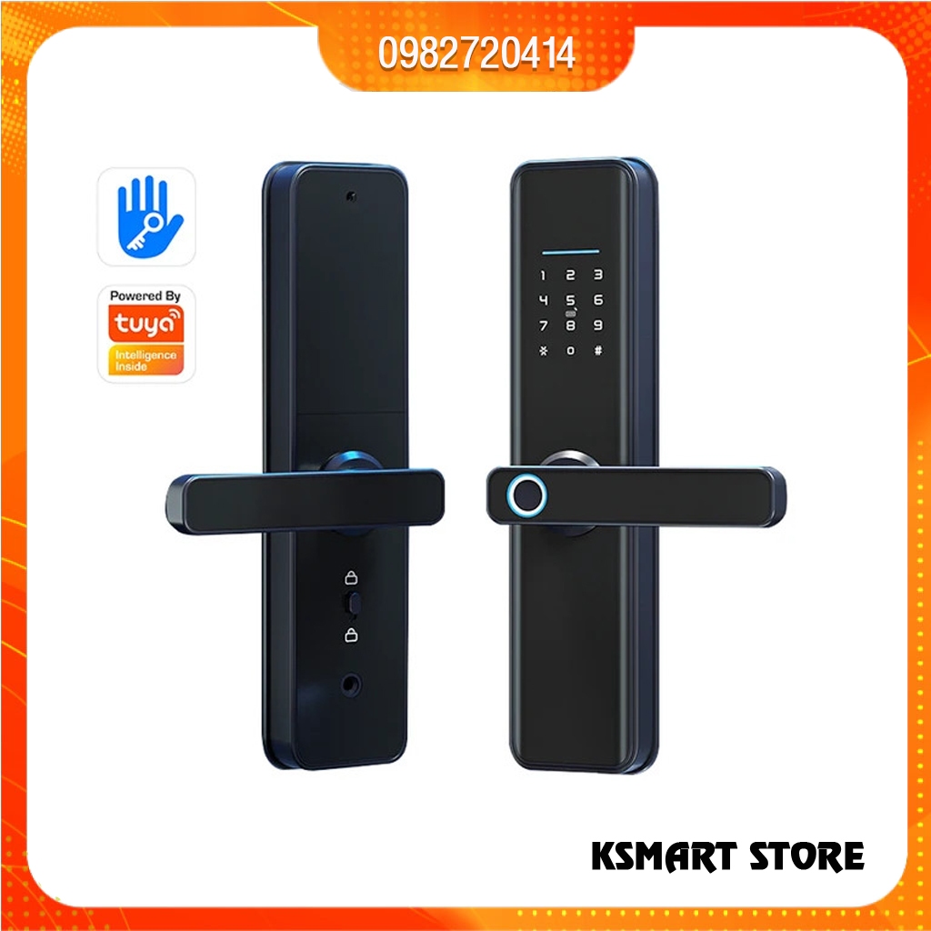 Khóa vân tay Tuya/TTlock dành cho cửa gỗ, cửa sắt