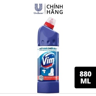 Combo 2 nước tẩy bồn cầu vim diệt khuẩn - xanh biển