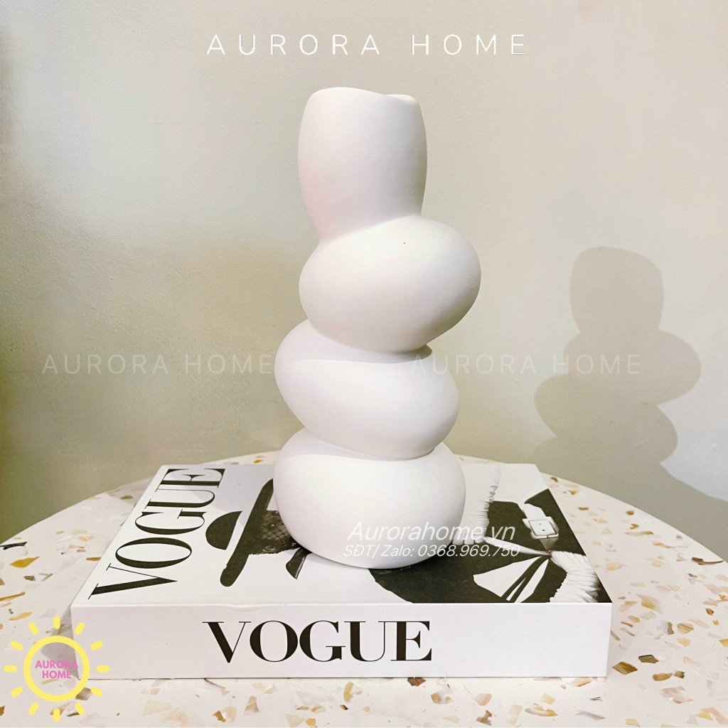 Bình gốm cắm hoa decor hiện đại Taka Taka - Bình gốm decor nghệ thuật cắm hoa | Aurora Home