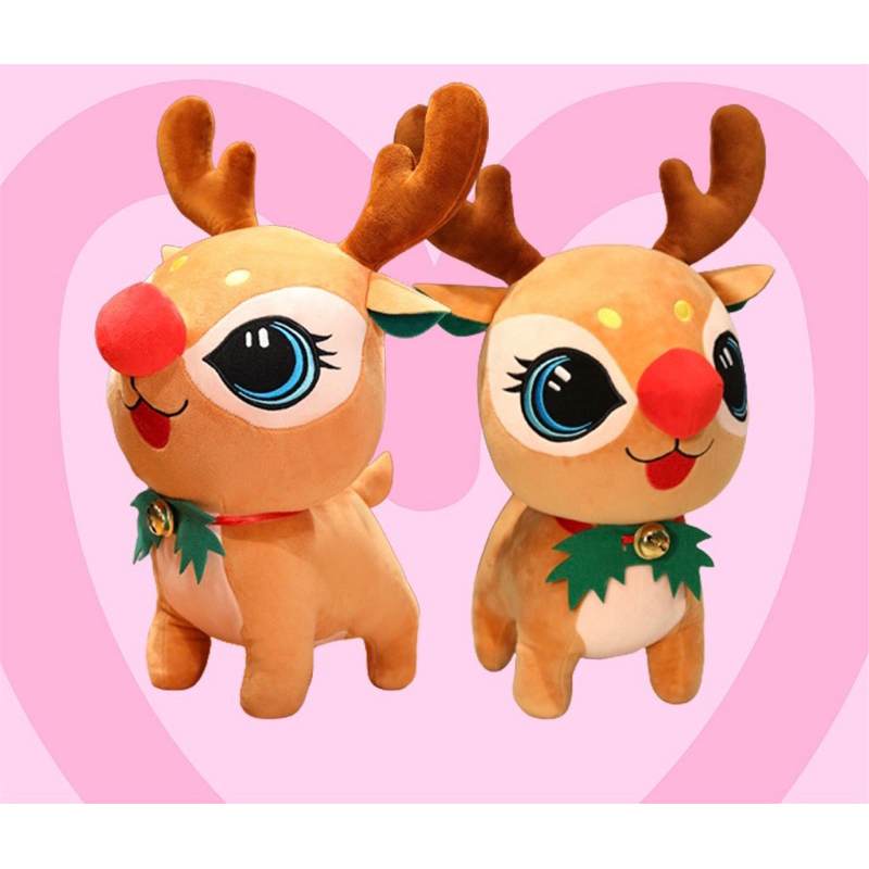 Thú bông Tuần Lộc siêu dễ thương cho mùa Giáng sinh ấm áp