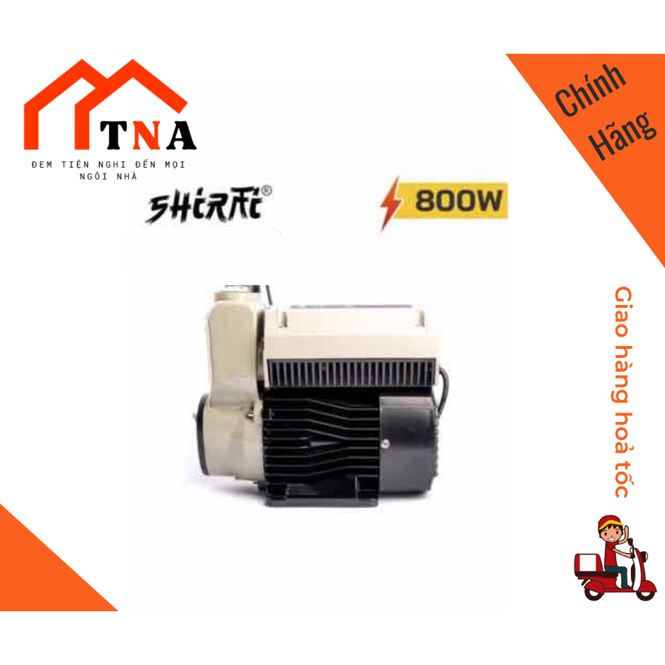 Máy bơm tăng áp biến tần Shirai IJLm-800AP - 800W, Kích thước 27.7x19.7x24.8cm, Trọng lượng 15kg