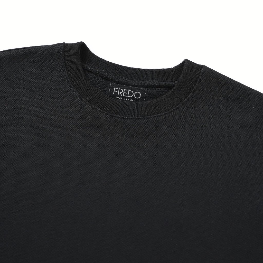 Áo Sweater Trơn Nam Nữ Nỉ Chân Cua Basic Fredo