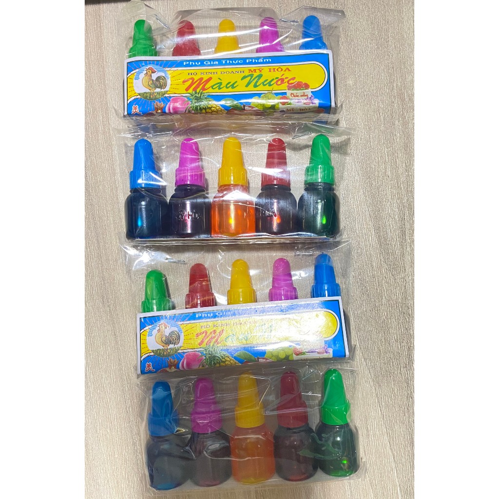 Màu thực phẩm Mỹ Hòa màu nước làm bánh, làm slime sỉ lẻ