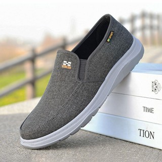Giày Lười Vải Dáng Thể Thao PC0324, Mẫu Giày Vải Nam Siêu Nhẹ Đế Cao Su Chống Trơn Trượt, Kiểu Dáng Trẻ Trung Năng Động