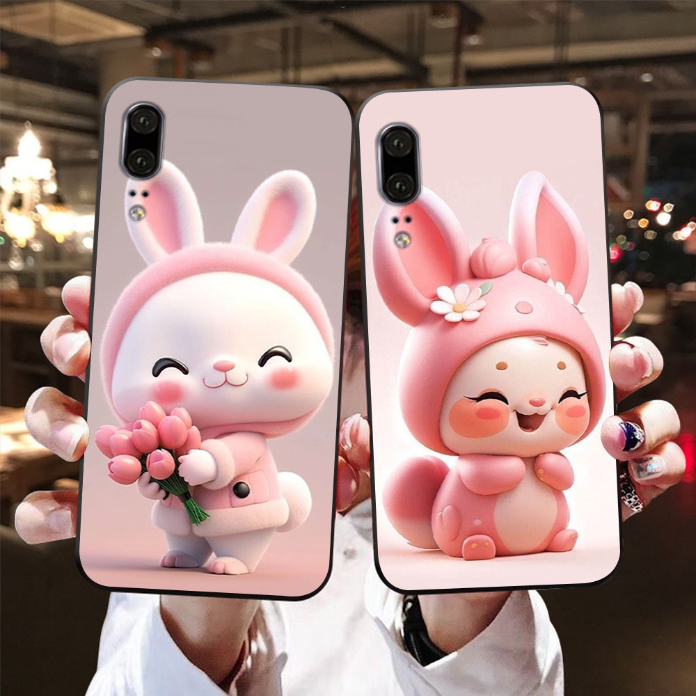 Ốp lưng huawei p20 / huawei p20 lite in hình thỏ siêu cute