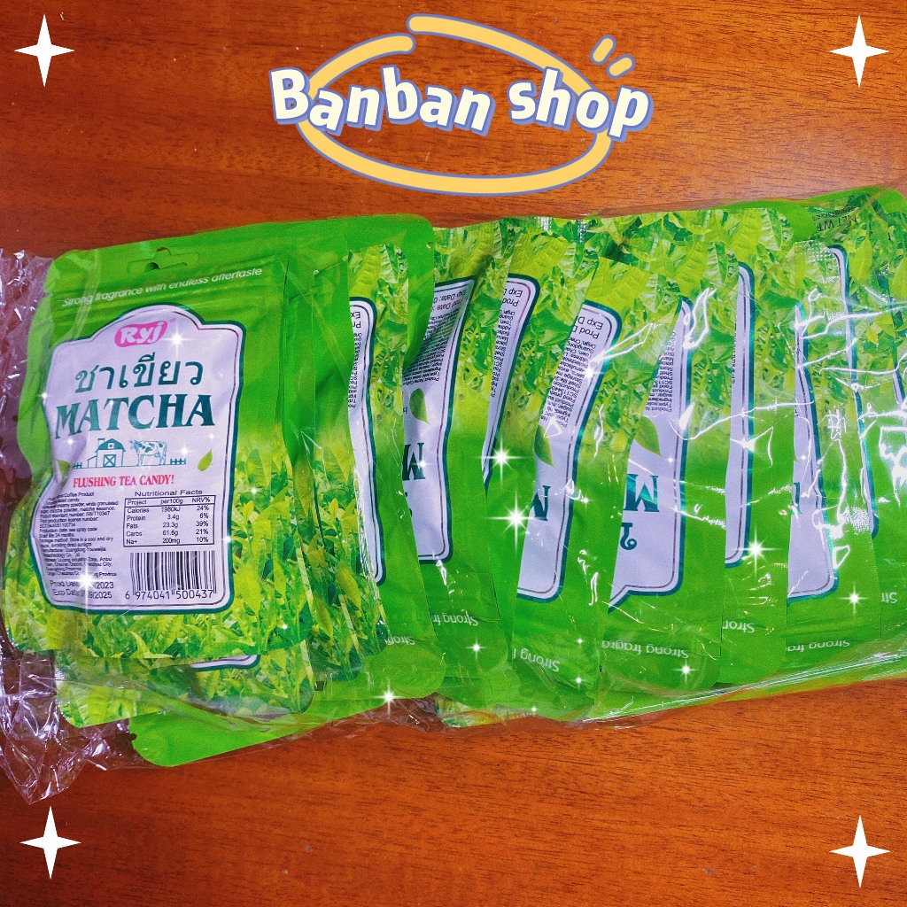 30 gói kẹo C Matcha hình xương chó gói 12gr