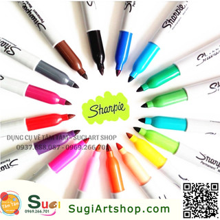 [ SUGI ART SHOP ] Bút lông dầu Sharpie - Sharpie Permanent Marker