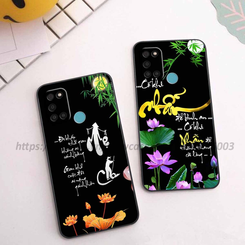 Ốp lưng Realme C17 / 7i in hình thư pháp,tâm an vạn sự an giản dị