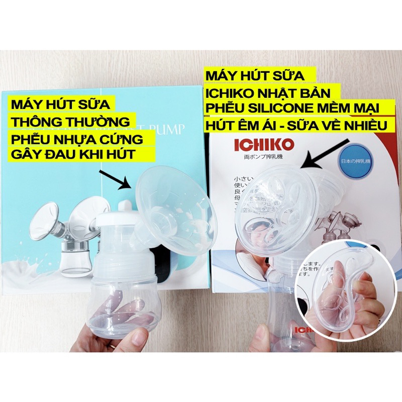 Máy Hút Sữa Điện Đôi Ichiko Nhật Bản