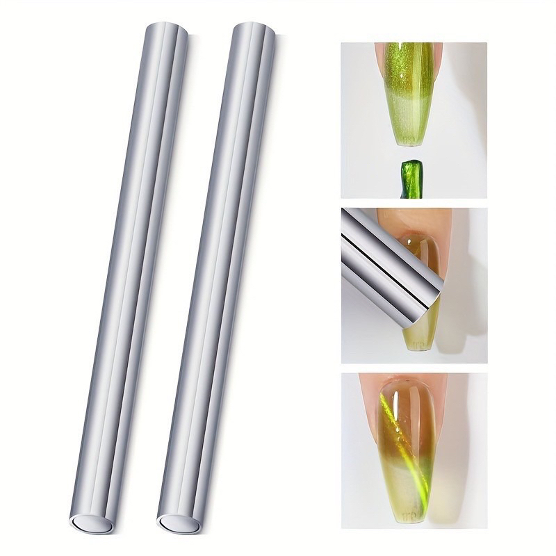 Nam châm hút mắt mèo hình tròn - thanh to dài 15cm